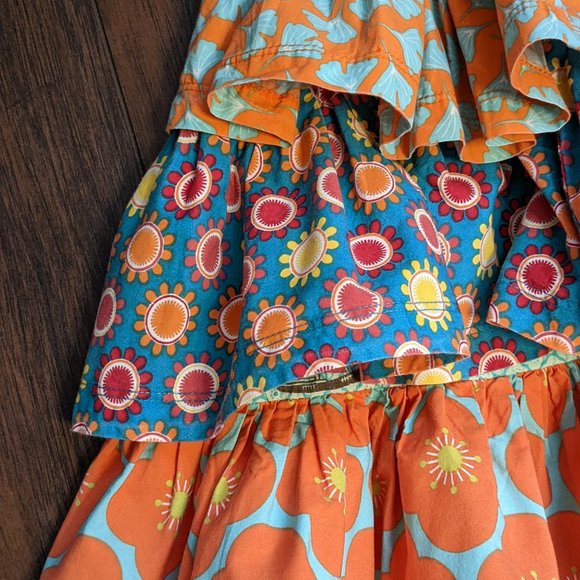 Jelly the Pug Pirate Ship Ruffle Halter Dress Size 2T - Picture 3 of 10